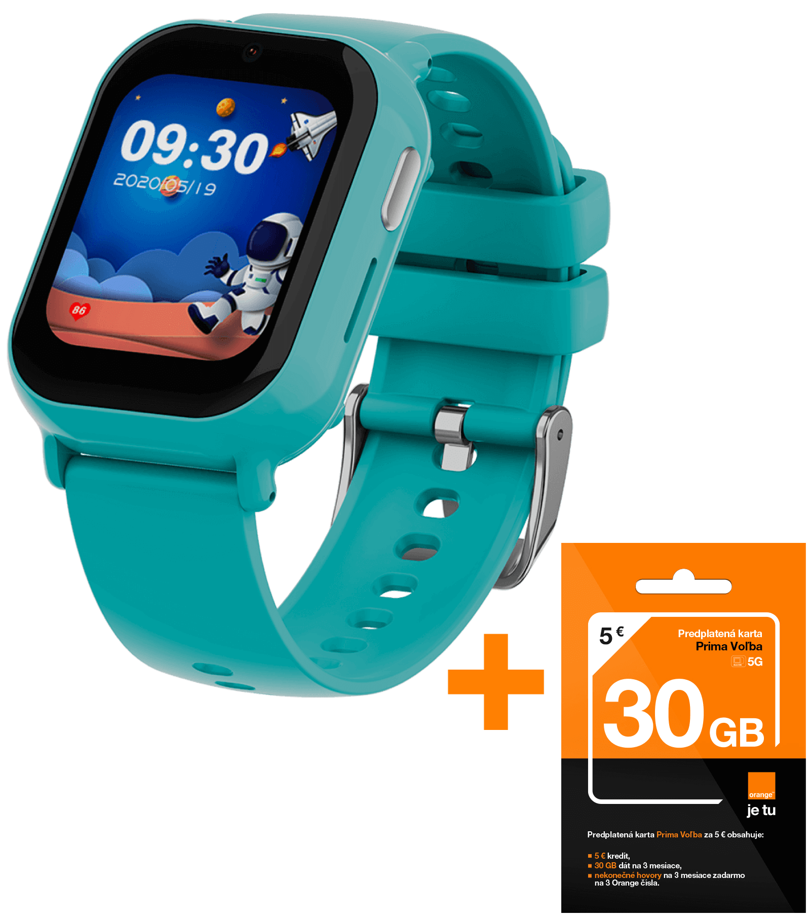 CARNEO GuardKid+ 4G Tiny blue_orange2 - kópia